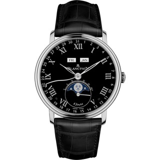 Blancpain Watch Replica Villeret Complete Calendar 8 Days Platinum 6639-3437-55B